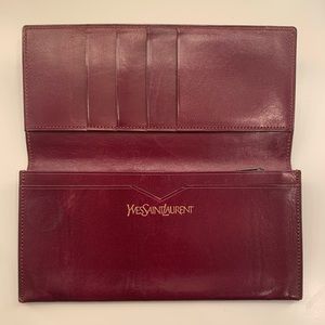 YSL Vintage Bifold Wallet/check holder